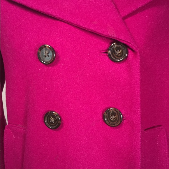 Pink Banana Republic Pea Coat Women’s - Picture 2 of 7